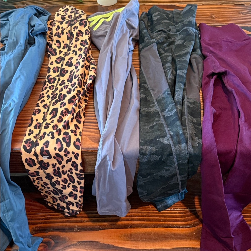 Fabletics Multi-Color Leggings Set